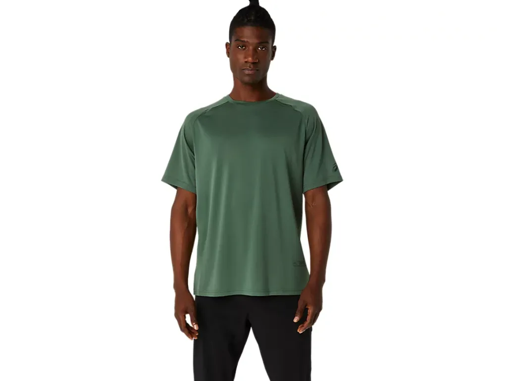 ASICS ACTIBREEZE JACQUARD KNIT SHORT SLEEVE TOP-Men Training|T-Shirts & Tops