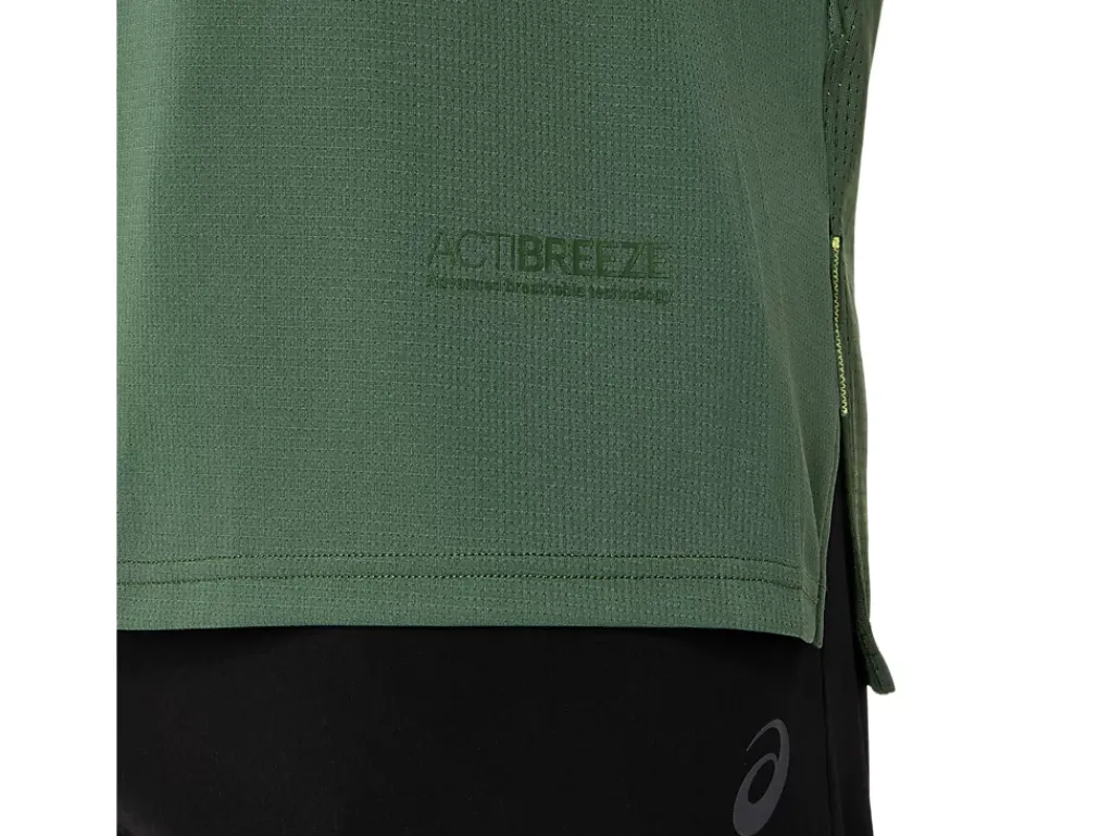 ASICS ACTIBREEZE JACQUARD KNIT SHORT SLEEVE TOP-Men Training|T-Shirts & Tops