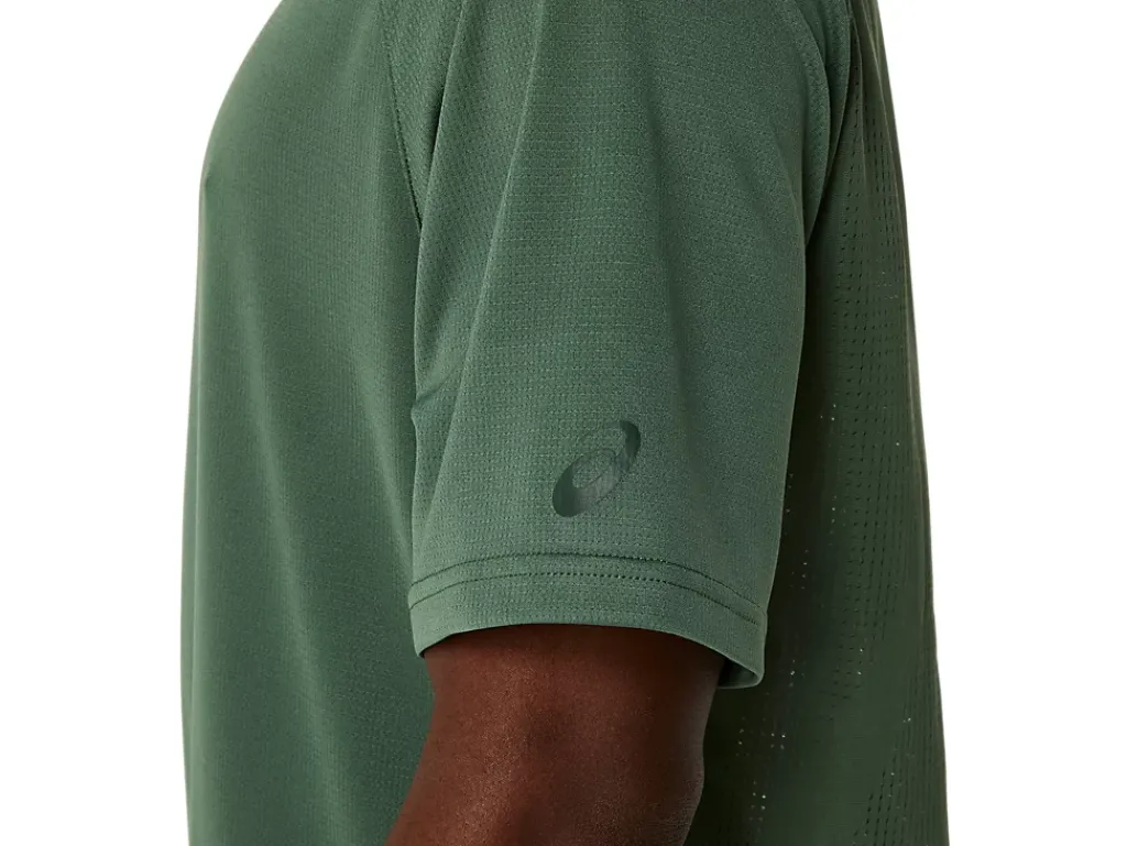 ASICS ACTIBREEZE JACQUARD KNIT SHORT SLEEVE TOP-Men Training|T-Shirts & Tops