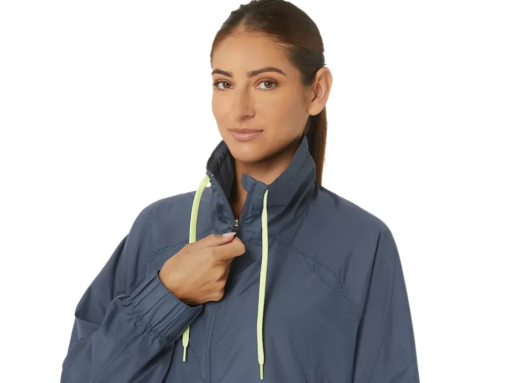 ASICS ACTIBREEZE NAGINO WOVEN JACKET-Women Jackets & Outerwear