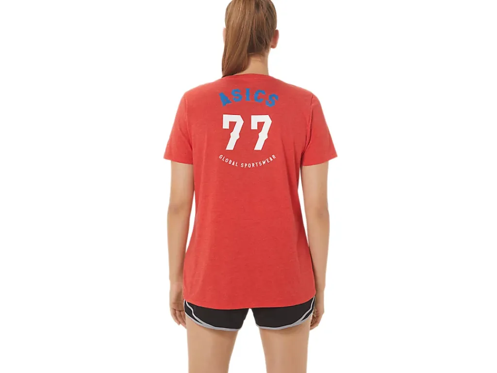 ASICS 1977 HERITAGE AMERICANA V-NECK-Women Extended Sizes|T-Shirts & Tops