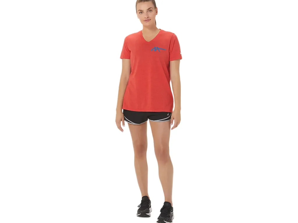 ASICS 1977 HERITAGE AMERICANA V-NECK-Women Extended Sizes|T-Shirts & Tops