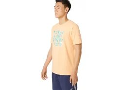 ASICS HIBISCUS SLOGAN TEE-Women Extended Sizes|Training