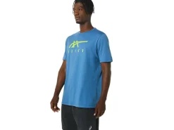 ASICS STRIPE SHORT SLEEVE TEE-Women T-Shirts & Tops|Extended Sizes