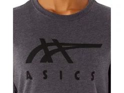 ASICS STRIPE SHORT SLEEVE TEE-Women Extended Sizes|T-Shirts & Tops