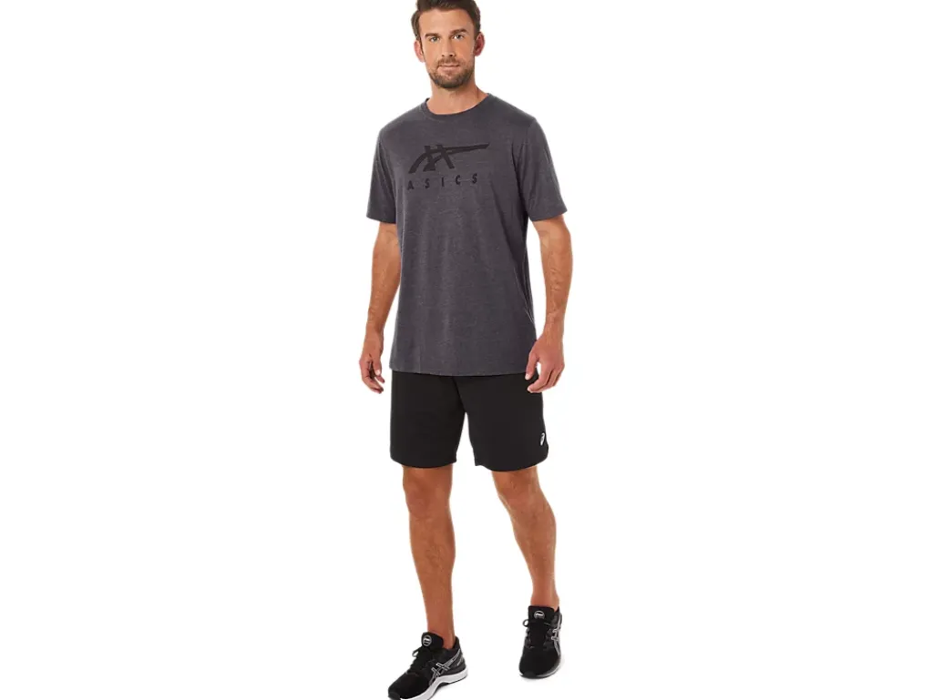 ASICS STRIPE SHORT SLEEVE TEE-Women Extended Sizes|T-Shirts & Tops