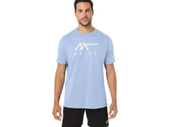 ASICS STRIPE SHORT SLEEVE TEE-Women Extended Sizes|T-Shirts & Tops