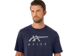 ASICS STRIPE SHORT SLEEVE TEE-Women Extended Sizes|T-Shirts & Tops