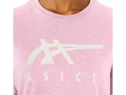 ASICS STRIPE SHORT SLEEVE TEE-Women Extended Sizes|T-Shirts & Tops