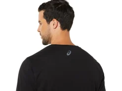 ASICS STRIPE SHORT SLEEVE TEE-Women T-Shirts & Tops|Extended Sizes