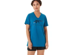 ASICS STRIPES V-NECK-Women T-Shirts & Tops