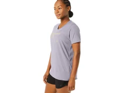 ASICS STRIPES V-NECK-Women Extended Sizes|T-Shirts & Tops