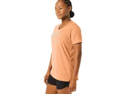ASICS STRIPES V-NECK-Women Extended Sizes|T-Shirts & Tops