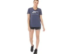 ASICS STRIPES V-NECK-Women Extended Sizes|T-Shirts & Tops