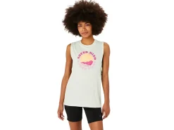 ASICS SUN IN THE SKY SLOGAN MUSCLE TEE-Women Extended Sizes|T-Shirts & Tops