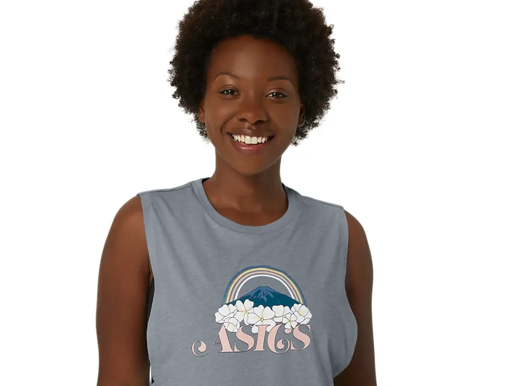 ASICS YOUR ADVENTURE MUSCLE TEE-Women T-Shirts & Tops
