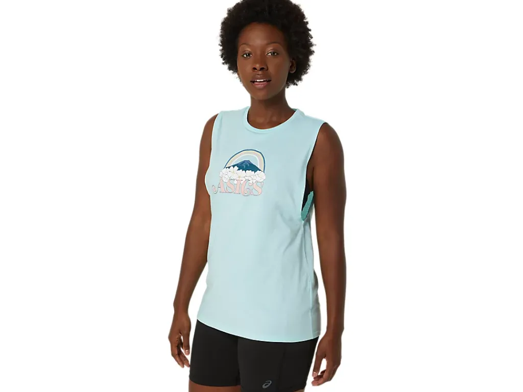 ASICS YOUR ADVENTURE MUSCLE TEE-Women T-Shirts & Tops
