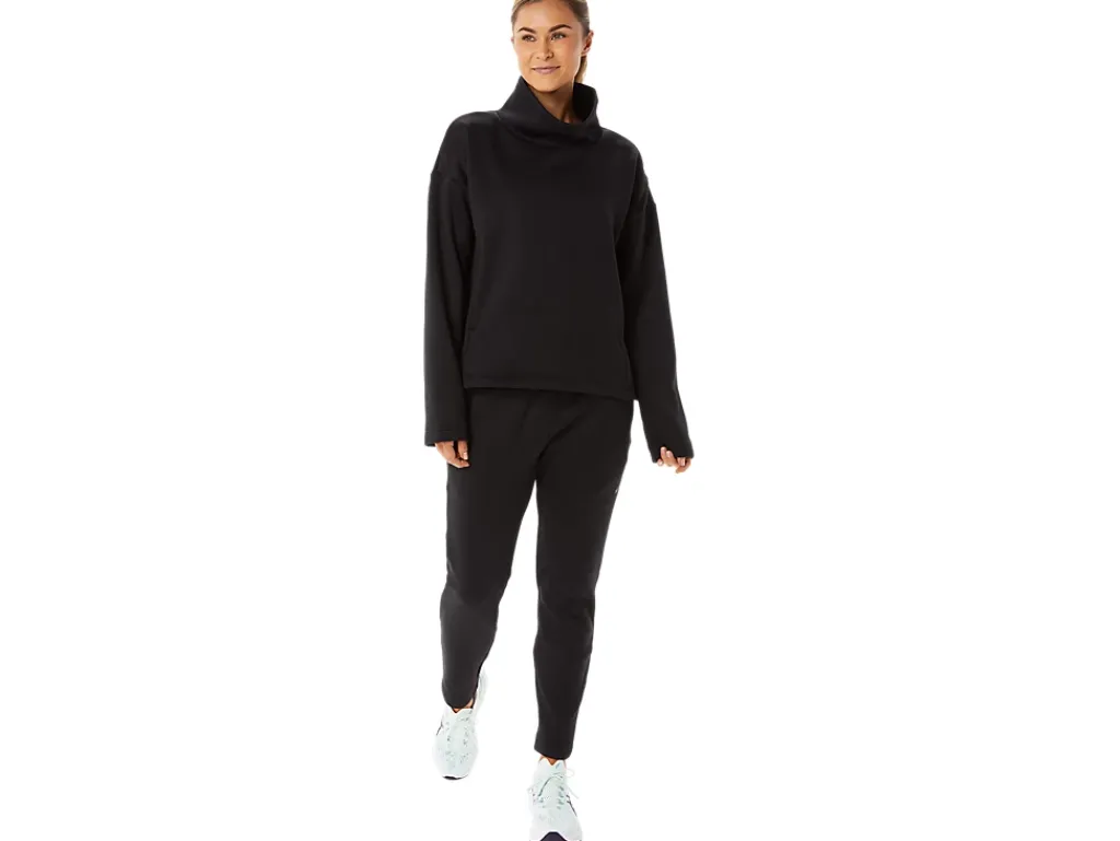 ASICS BRUSHED KNIT PULLOVER-Women T-Shirts & Tops