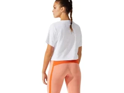 ASICS CROPPED LOGO JACQUARD SHORT SLEEVE-Women T-Shirts & Tops