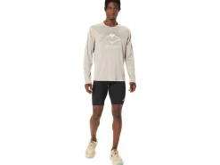 ASICS FUJITRAIL LOGO LONG SLEEVE TOP-Men Trail Running|T-Shirts & Tops