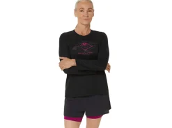 ASICS FUJITRAIL LOGO LONG SLEEVE TOP-Women Trail Running|T-Shirts & Tops