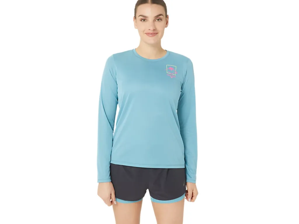 ASICS FUJITRAIL LOGO LONG SLEEVE TOP-Women T-Shirts & Tops