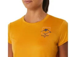 ASICS FUJITRAIL LOGO SHORT SLEEVE TOP-Women Trail Running|Trail Running