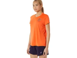 ASICS FUJITRAIL LOGO SHORT SLEEVE TOP-Women Trail Running|Trail Running