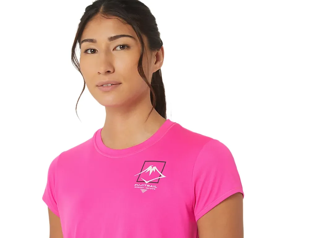 ASICS FUJITRAIL LOGO SHORT SLEEVE TOP-Women Trail Running|Trail Running