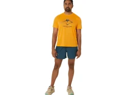 ASICS FUJITRAIL LOGO SHORT SLEEVE TOP-Men Trail Running|T-Shirts & Tops