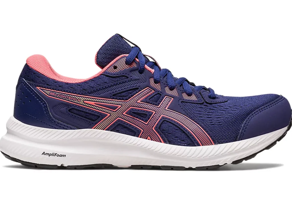 ASICS GEL-CONTEND 8 WIDE-Women Neutral|Wide Shoes