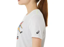 ASICS GRAPHIC SHORT SLEEVE WCH-Women T-Shirts & Tops