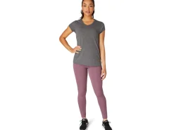 ASICS HEATHER VNECK TOP-Women Extended Sizes|T-Shirts & Tops