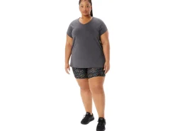 ASICS HEATHER VNECK TOP-Women Extended Sizes|T-Shirts & Tops
