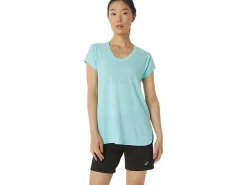 ASICS HEATHER VNECK TOP-Women Extended Sizes|T-Shirts & Tops