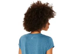 ASICS HEATHER VNECK TOP-Women Extended Sizes|T-Shirts & Tops