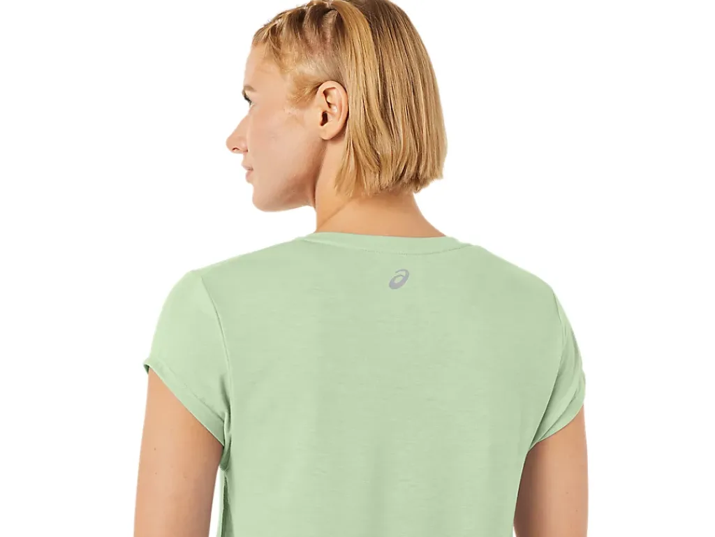 ASICS HEATHER VNECK TOP-Women Extended Sizes|T-Shirts & Tops