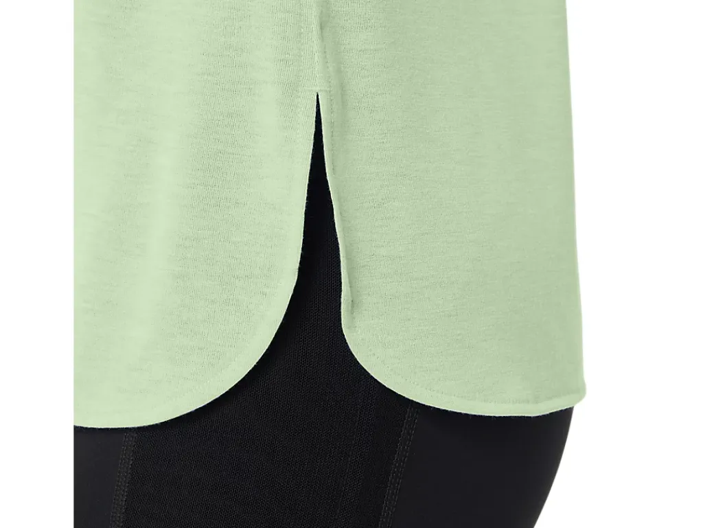 ASICS HEATHER VNECK TOP-Women Extended Sizes|T-Shirts & Tops