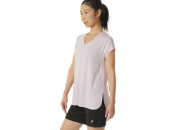 ASICS HEATHER VNECK TOP-Women Extended Sizes|T-Shirts & Tops