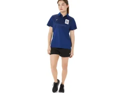 ASICS HEX GRADIENT POLO WCH-Women T-Shirts & Tops