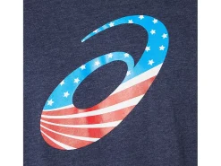 ASICS M SPIRAL A STARS AND STRIPES-Women Extended Sizes|T-Shirts & Tops