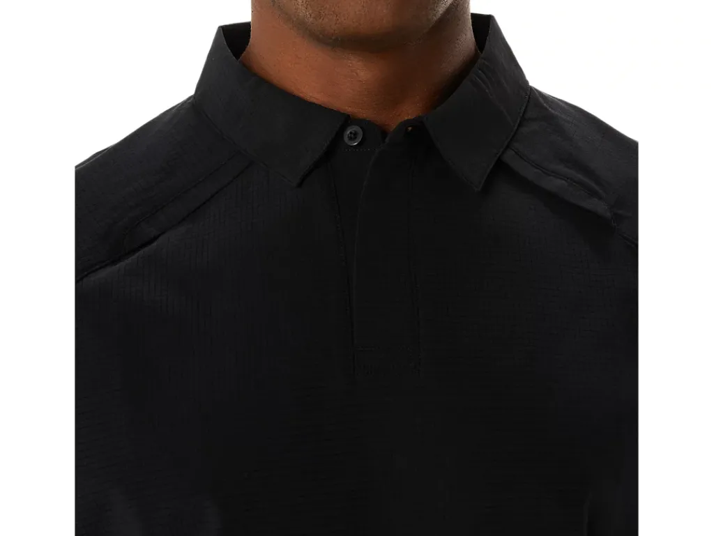 ASICS MEN ACTIBREEZE JACQUARD POLO SHIRT-Men Training|T-Shirts & Tops