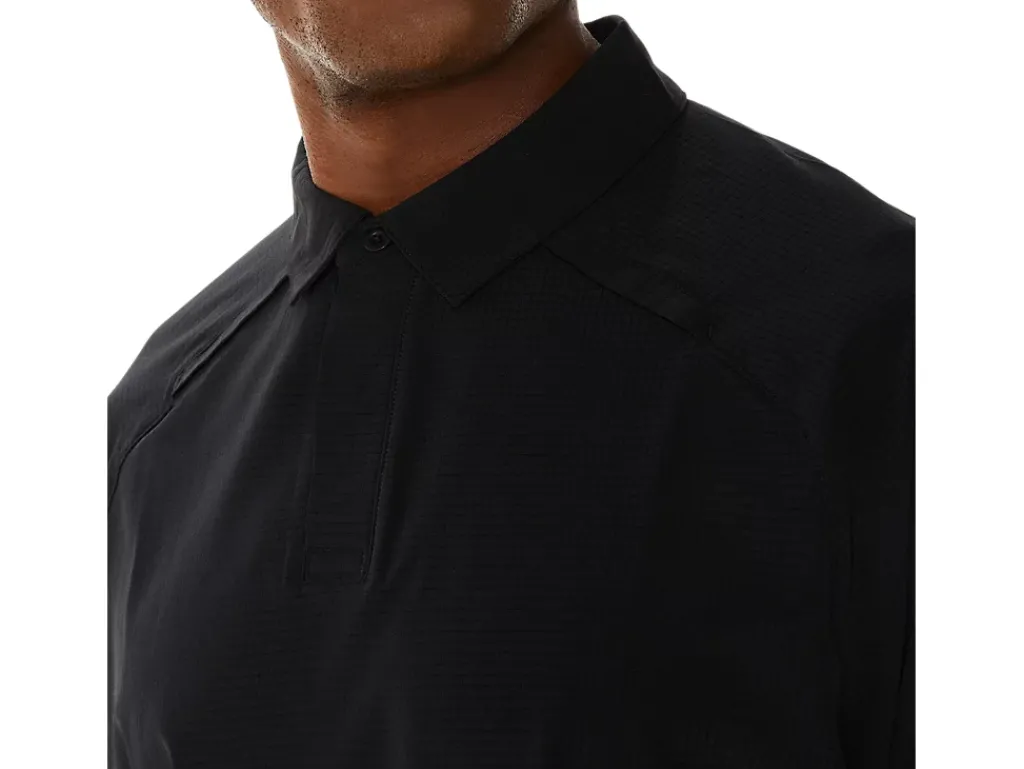 ASICS MEN ACTIBREEZE JACQUARD POLO SHIRT-Men Training|T-Shirts & Tops