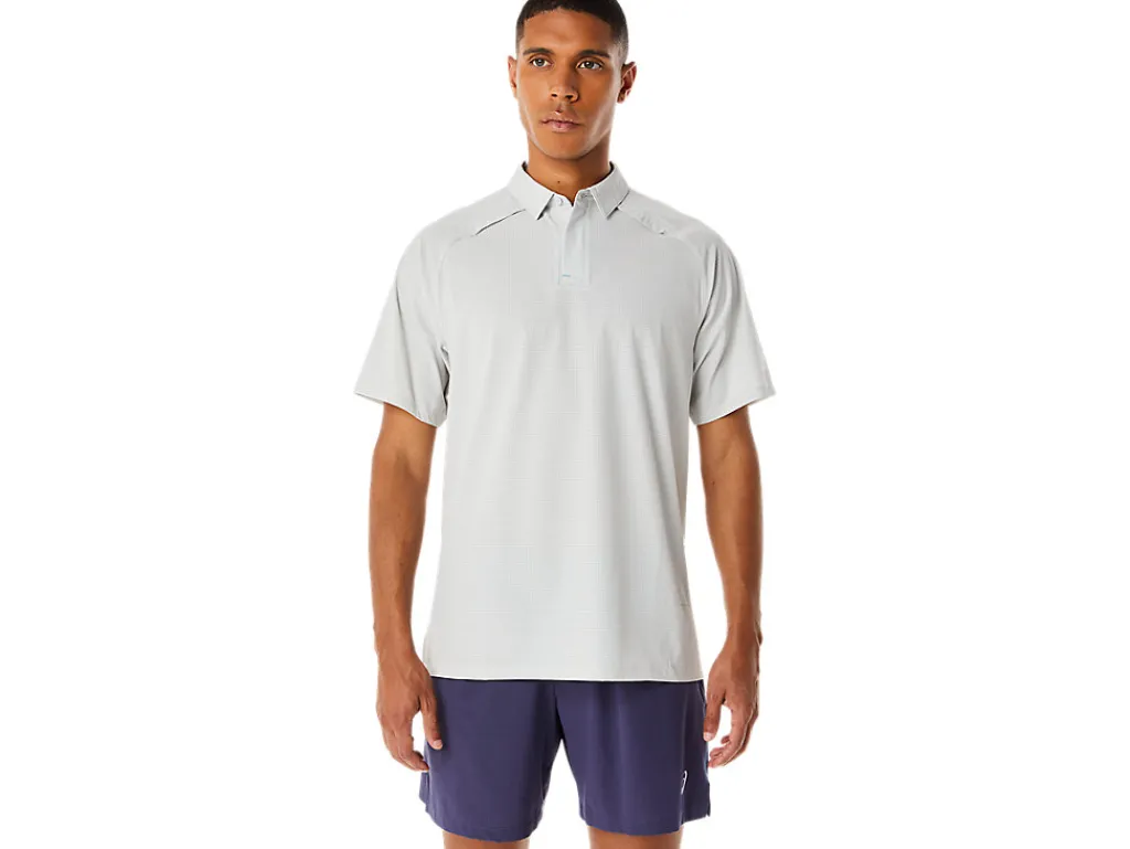 ASICS MEN ACTIBREEZE JACQUARD POLO SHIRT-Men Training|T-Shirts & Tops