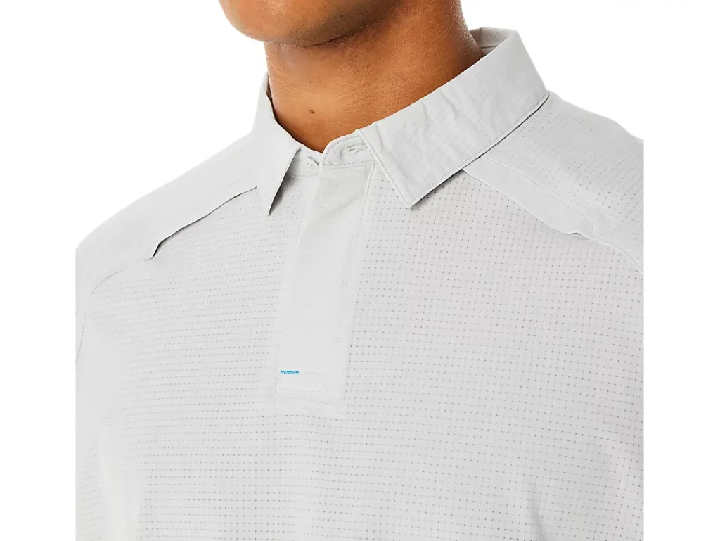 ASICS MEN ACTIBREEZE JACQUARD POLO SHIRT-Men Training|T-Shirts & Tops