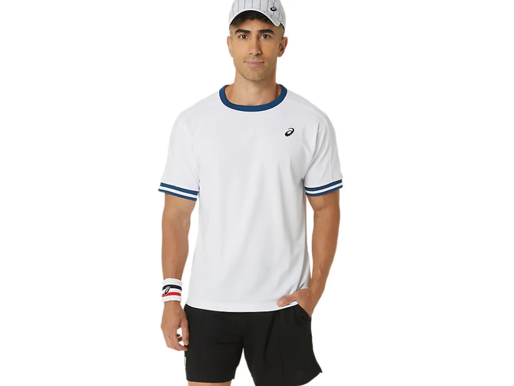 ASICS MEN CLASSIC SHORT SLEEVE TOP-Men Tennis|Tennis
