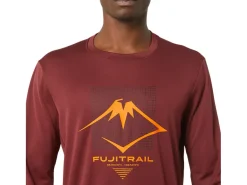 ASICS MEN FUJITRAIL LOGO LONG SLEEVE TOP-Men Trail Running|Extended Sizes