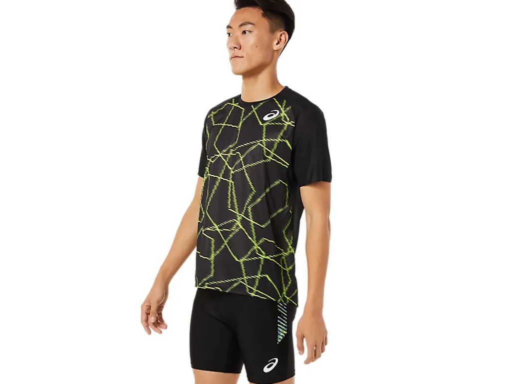 ASICS MEN LIGHT SHORT SLEEVE TOP-Men T-Shirts & Tops