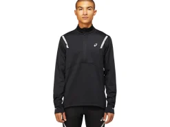ASICS MEN LITE-SHOW WINTER 1/2 ZIP TOP-Men T-Shirts & Tops