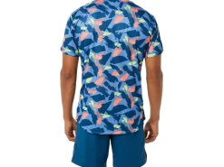 ASICS MEN MATCH GRAPHIC SHORT SLEEVE TOP-Men Pickleball|Tennis